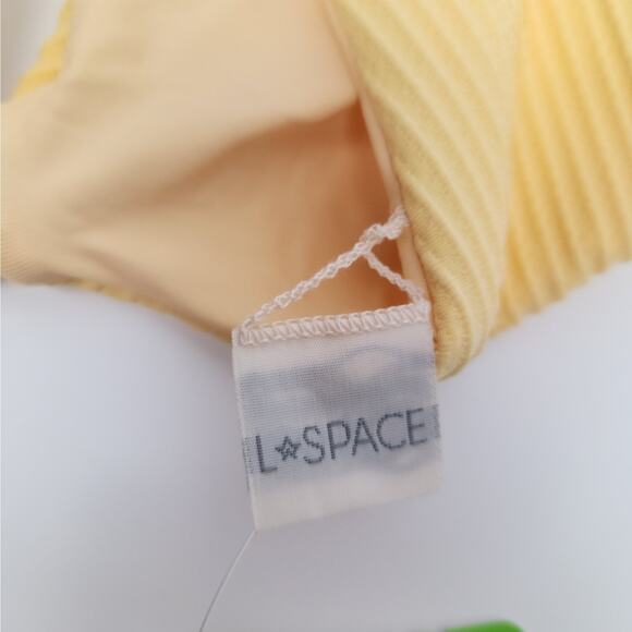 L*Space Jess Bikini Top in Yellow/Orange Size Small NWT - Picture 4 of 4